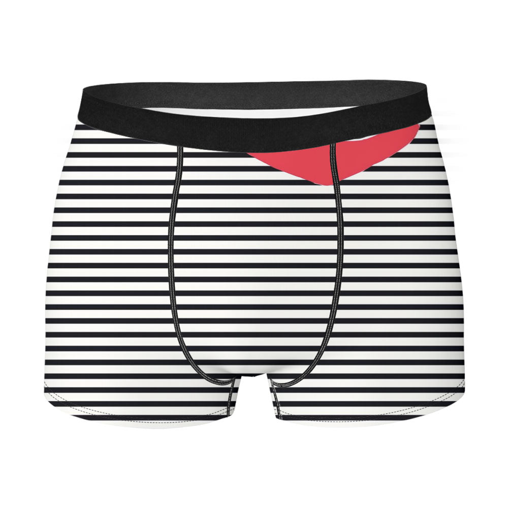 Comme Des Garcons Black White Stripe Men'S Boxer Briefs
