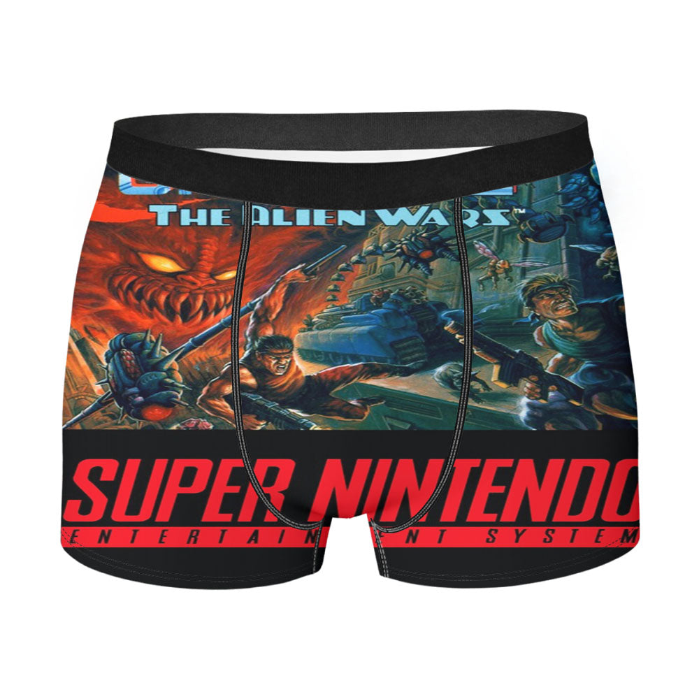 Contra Alien Nintendo Game Men'S Boxer Briefs