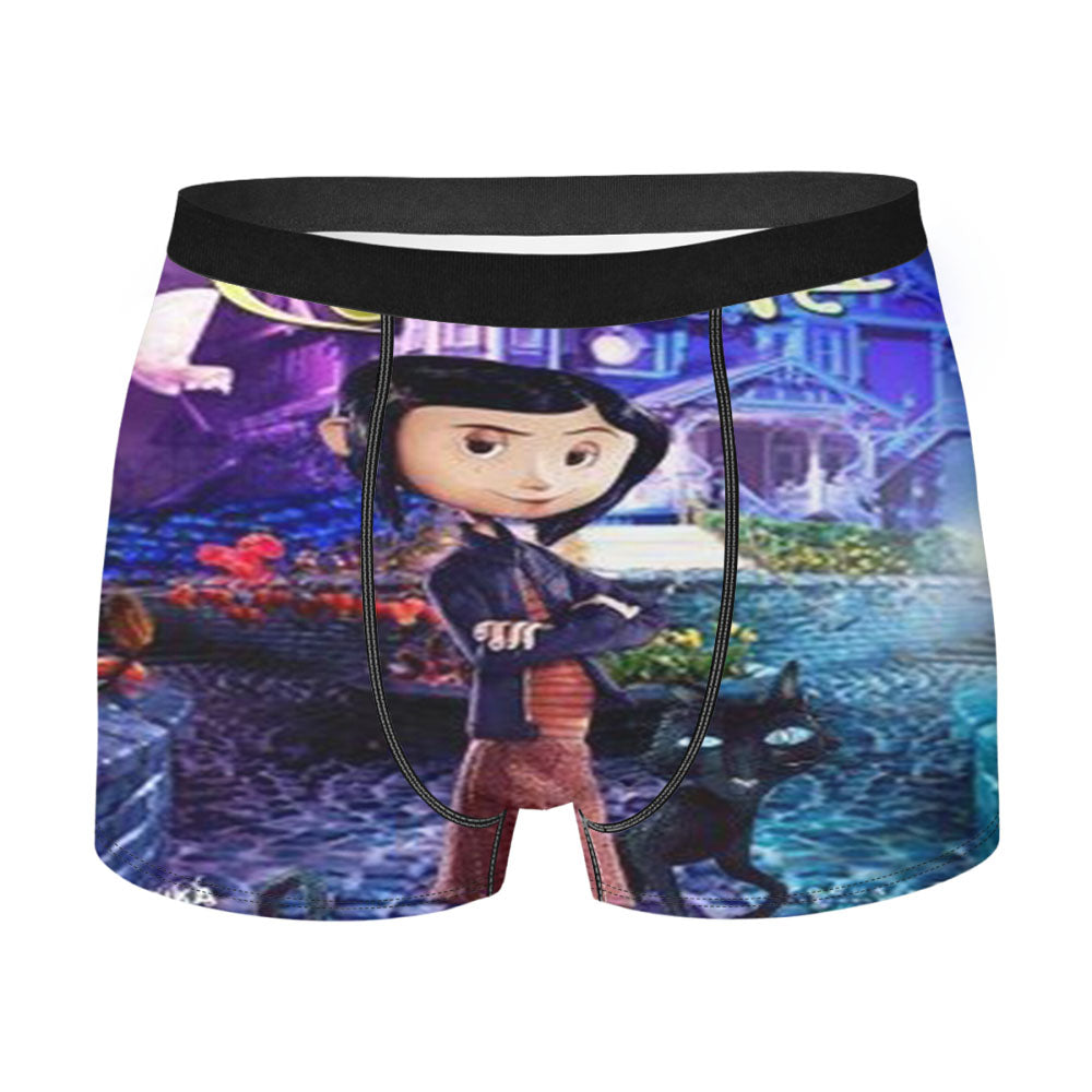 Coraline Cartoon Men'S Boxer Briefs