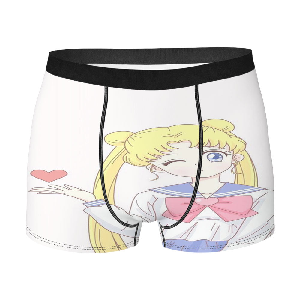 Cute Sailor Moon Usagi Tsukino Men'S Boxer Briefs
