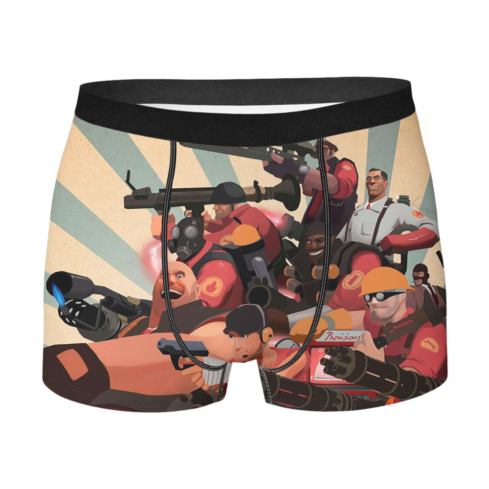 Death Battle Team Fortress Men'S Boxer Briefs