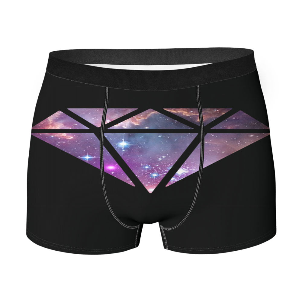 Diamond Galaxy Men'S Boxer Briefs