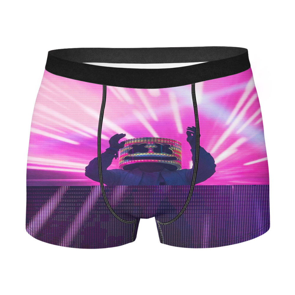 Dj Marshmello Pink Men'S Boxer Briefs