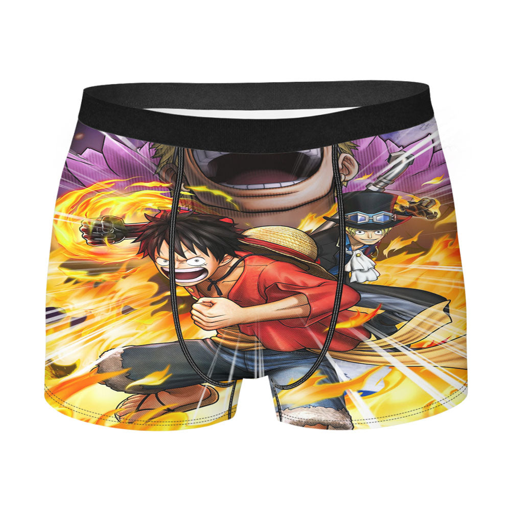 Donquixote Doflamingo Luffy And Sabo One Piece Pirate Warriors Wallpape Men'S Boxer Briefs