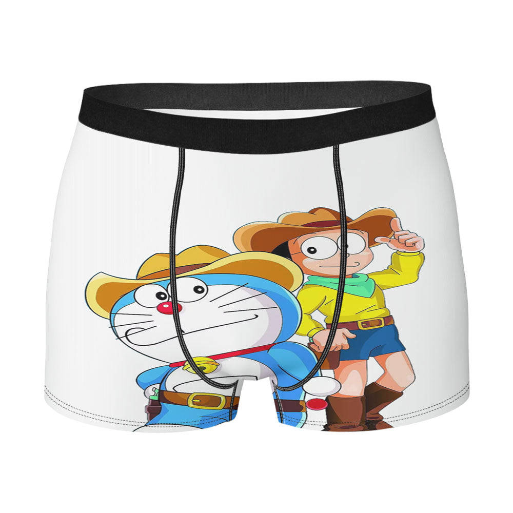 Doraemon Nobita Cowboy Cartoon Men'S Boxer Briefs
