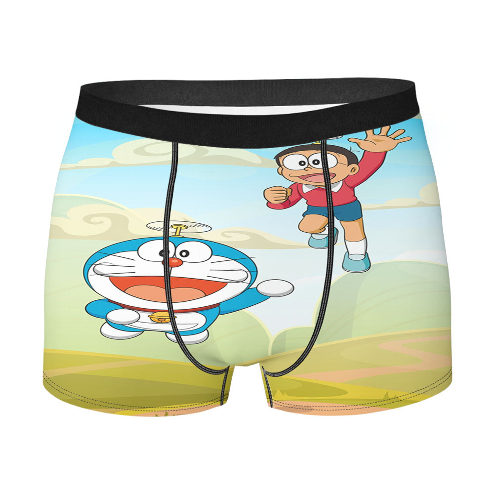 Doraemon Nobita Take Copter Men'S Boxer Briefs