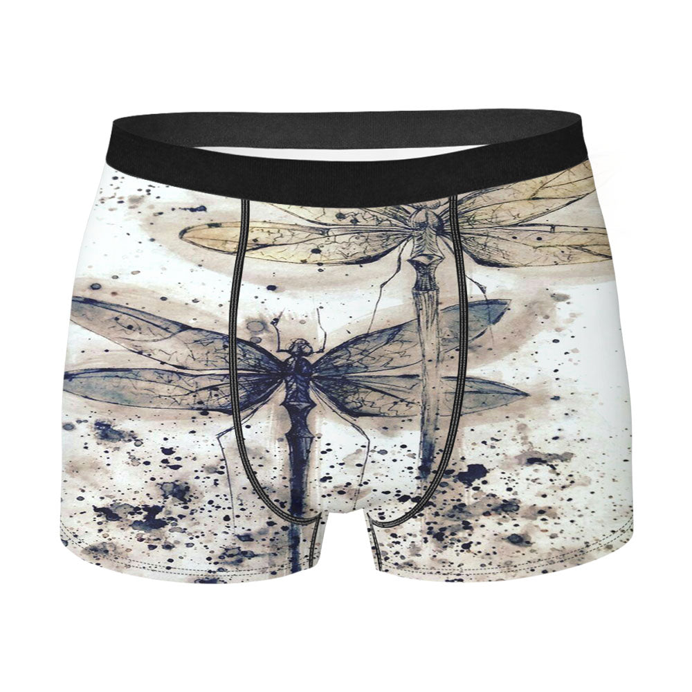 Dragonfly Painting Vintage Men'S Boxer Briefs