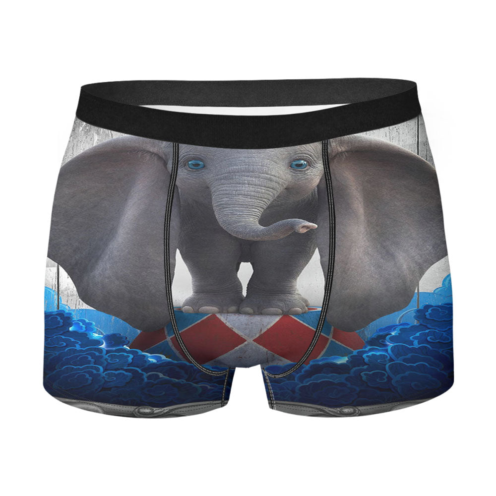 Dumbo Elephant 019 4K Men'S Boxer Briefs