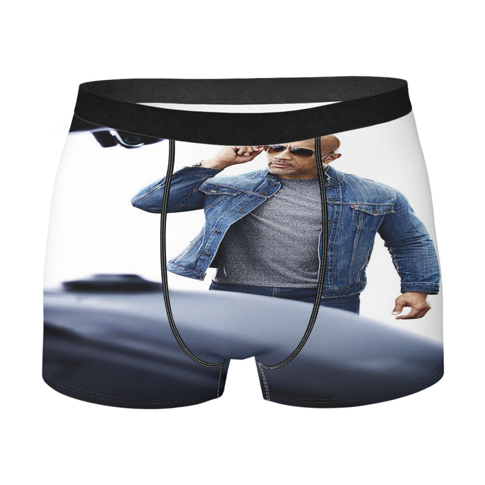 Dwayne Johnson In Fast Furious Presents Hobbs Shaw 019 Men'S Boxer Briefs