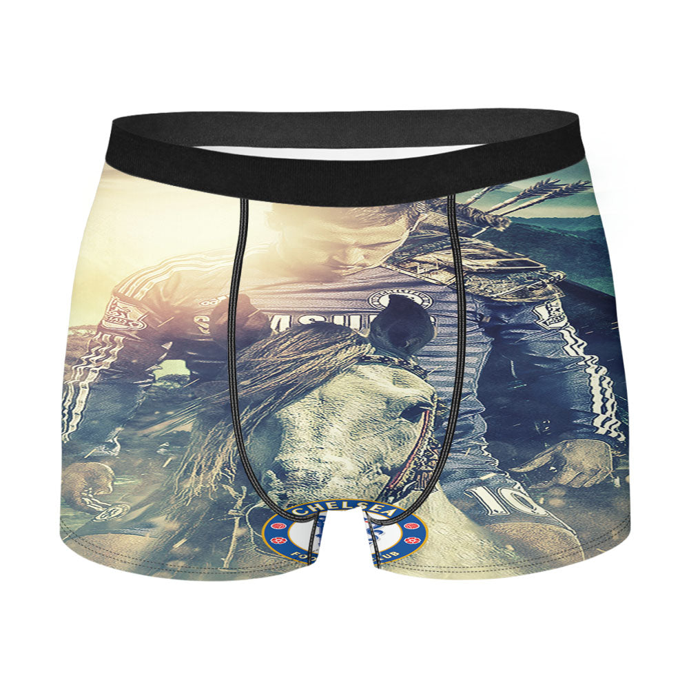 Eden Hazard Chelsea Warrior Men'S Boxer Briefs