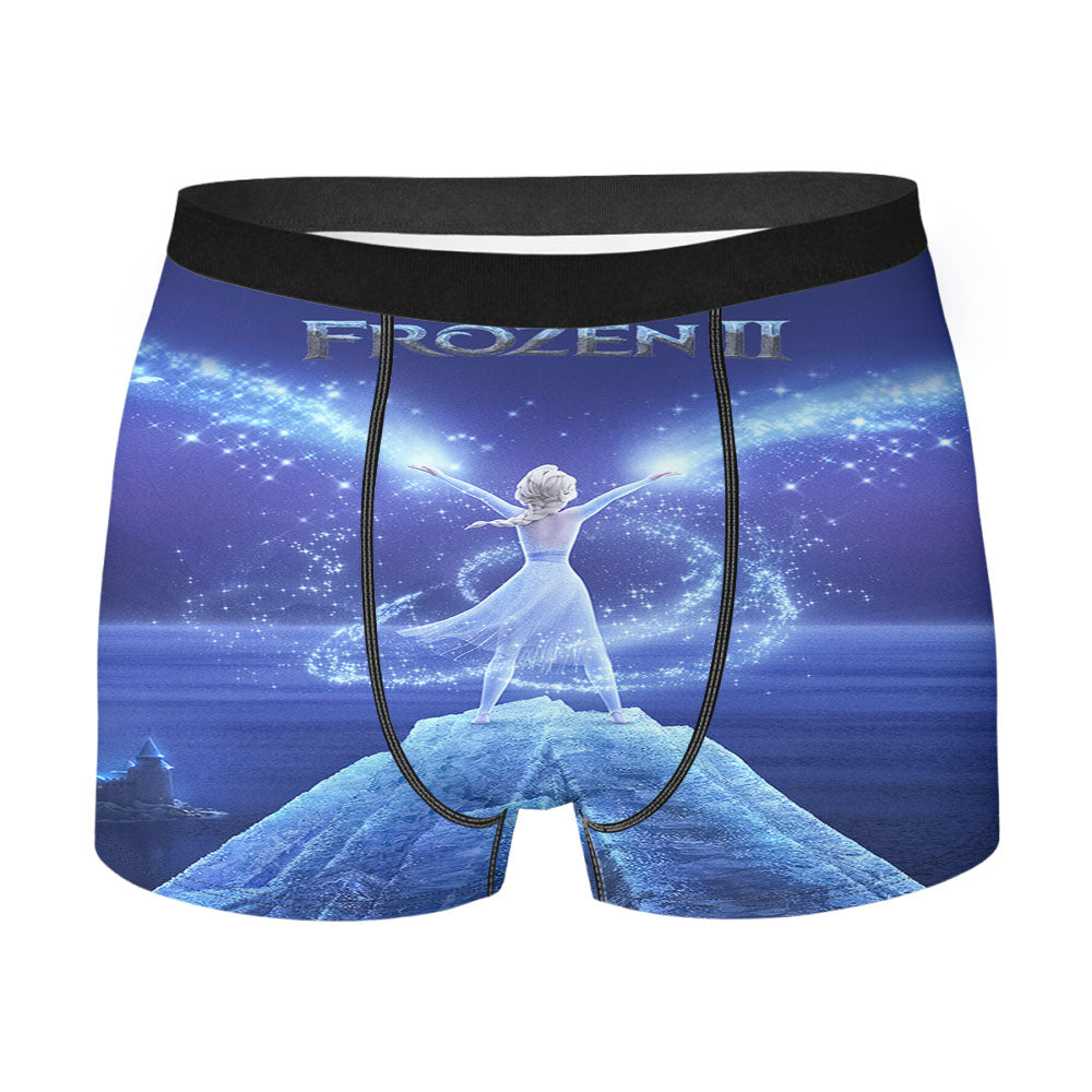 Elsa Frozen 019 Animated Movie Men'S Boxer Briefs