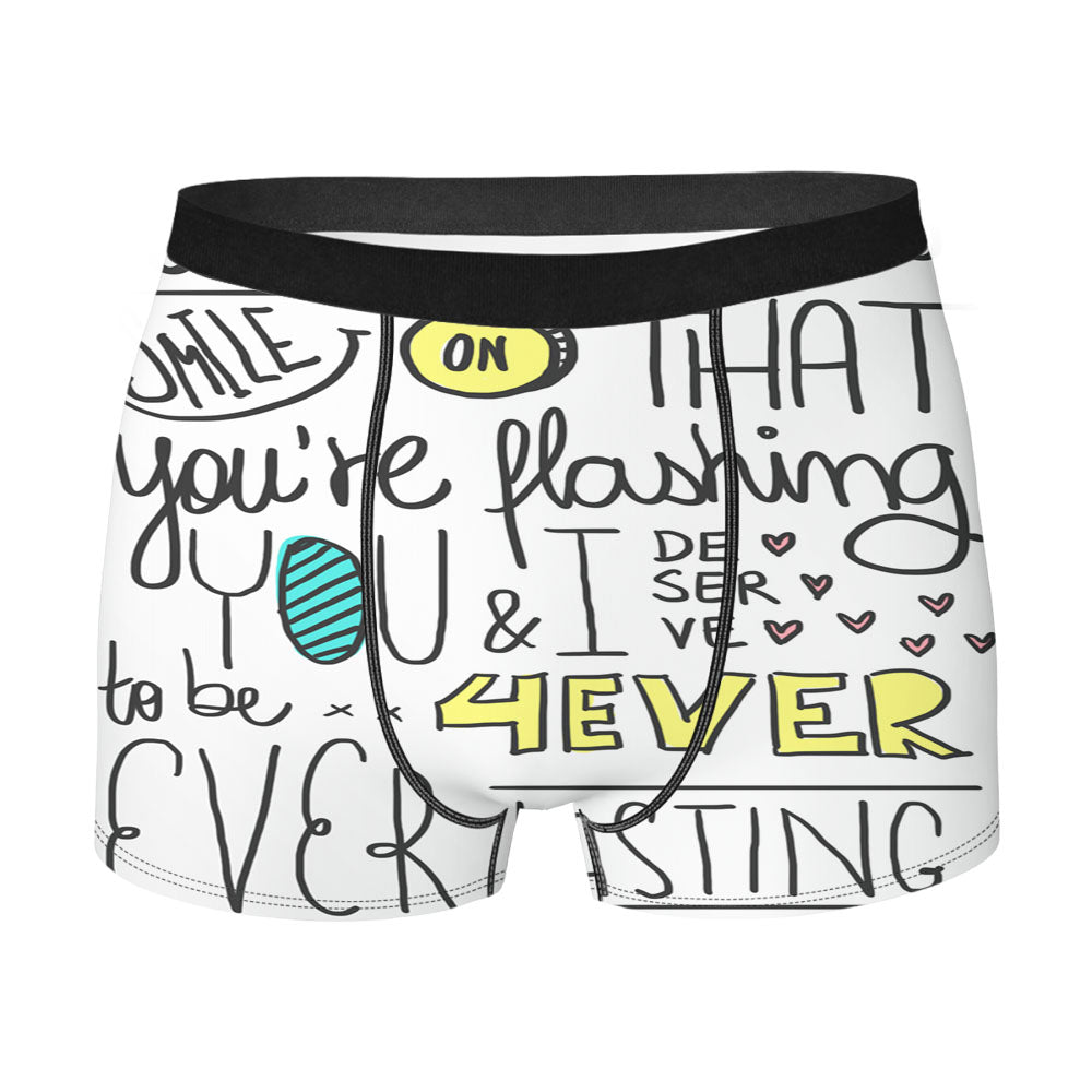 Emblem Chloe Lyric Cover Men'S Boxer Briefs