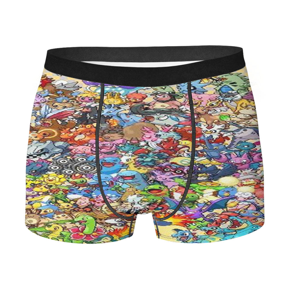 Epic Pokemon Generation Cross Stitch Men'S Boxer Briefs