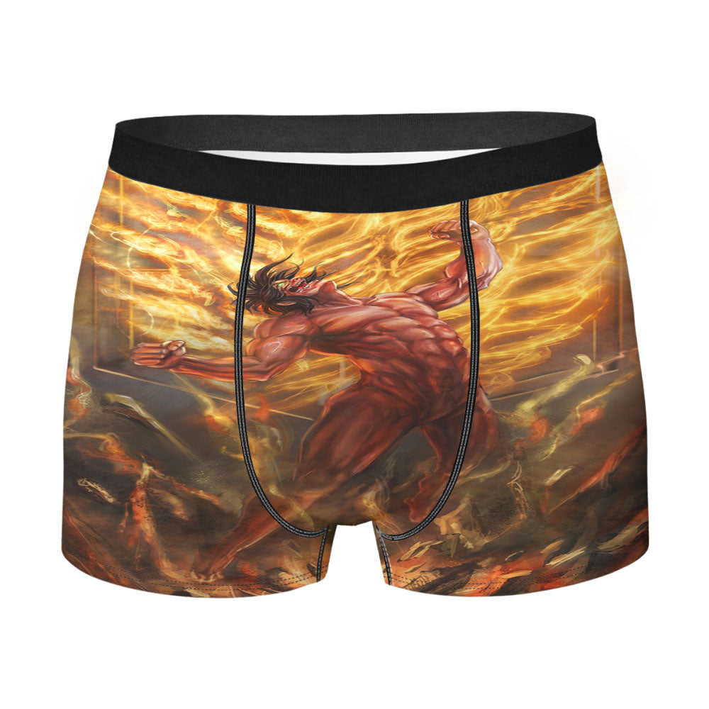 Eren Jaeger Titan Attack On Titan Men'S Boxer Briefs