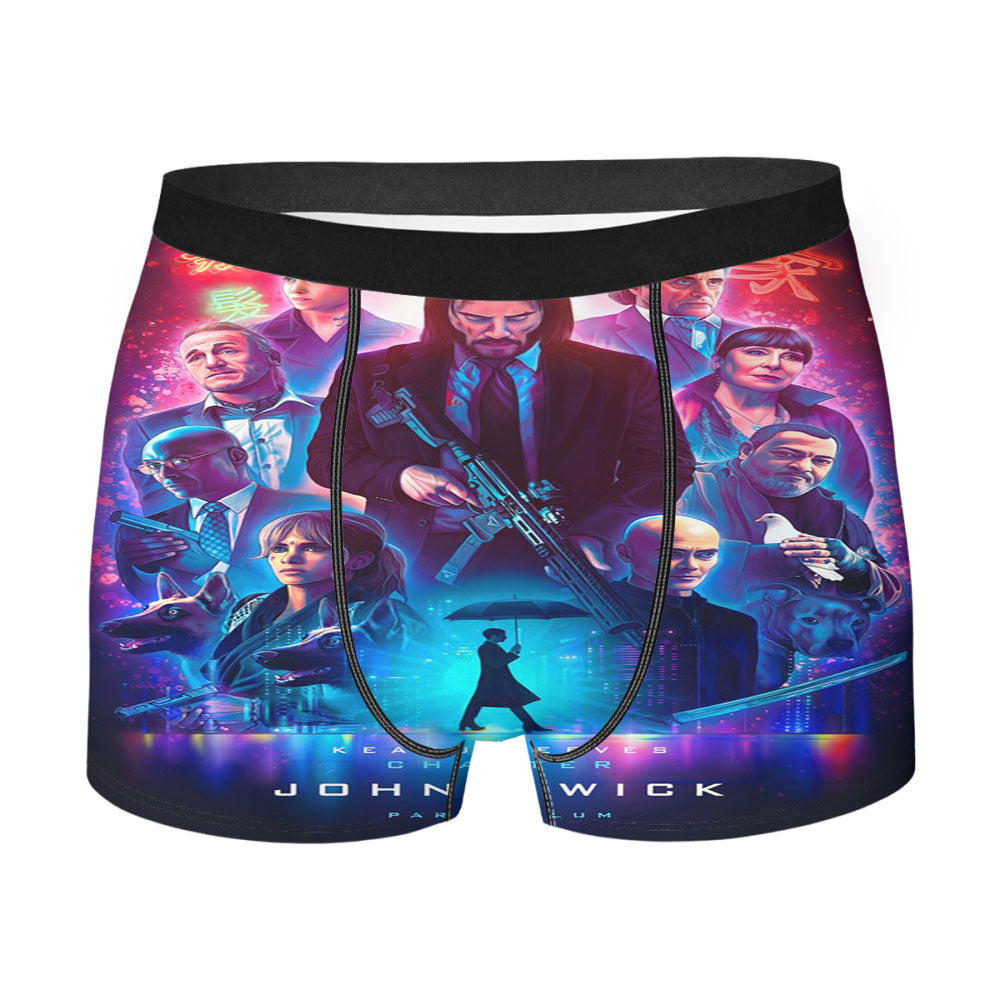 Fan Art John Wick Chapter Men'S Boxer Briefs