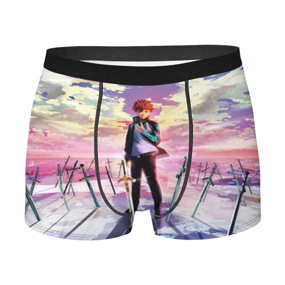 Fate Stay Night Digital Art Men'S Boxer Briefs
