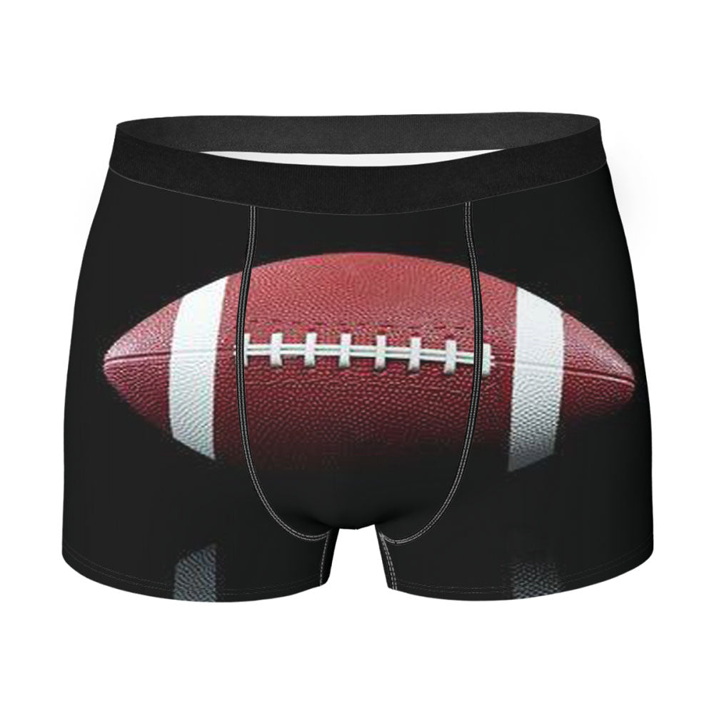 Football Darkness Ball Men'S Boxer Briefs