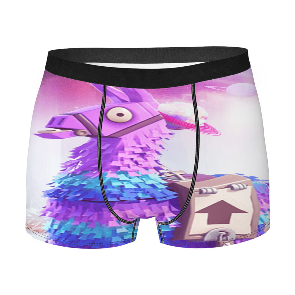 Galaxy Fortnite Llama Pinata Men'S Boxer Briefs