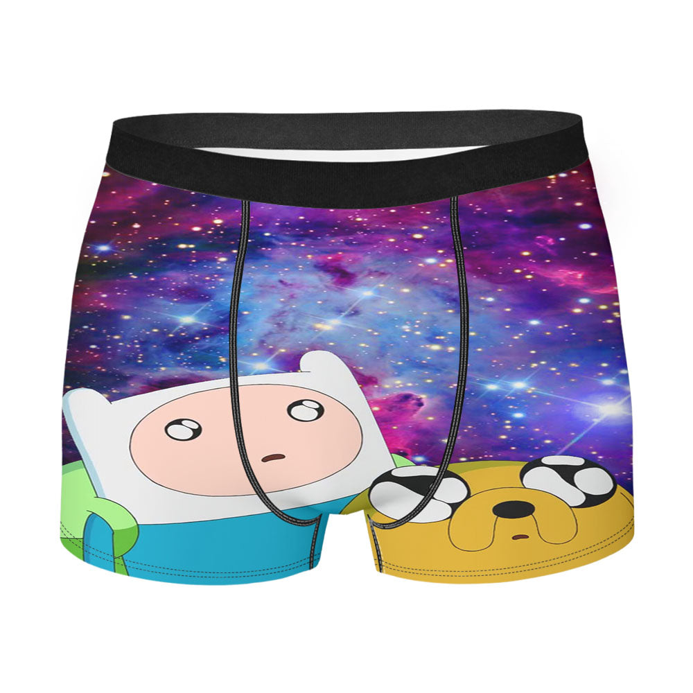 Galaxy Nebula Finn And Jake Men'S Boxer Briefs