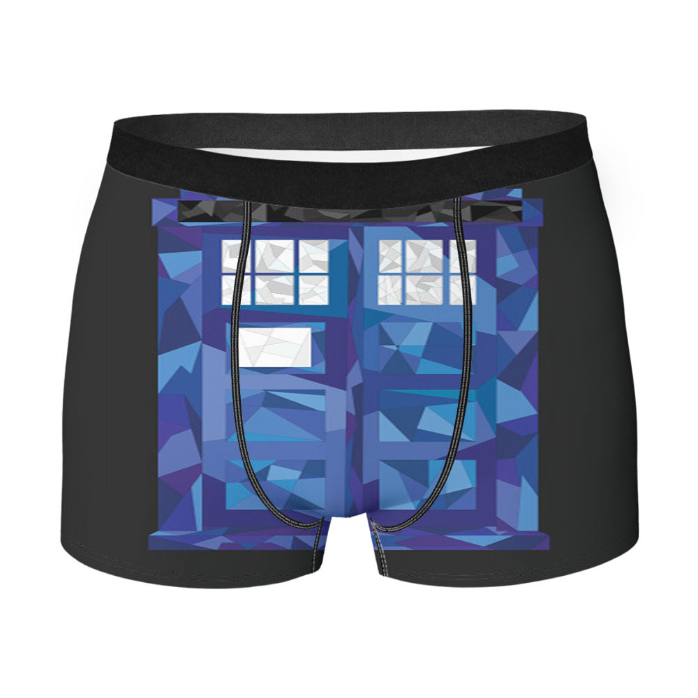 Geometric Tardis Men'S Boxer Briefs