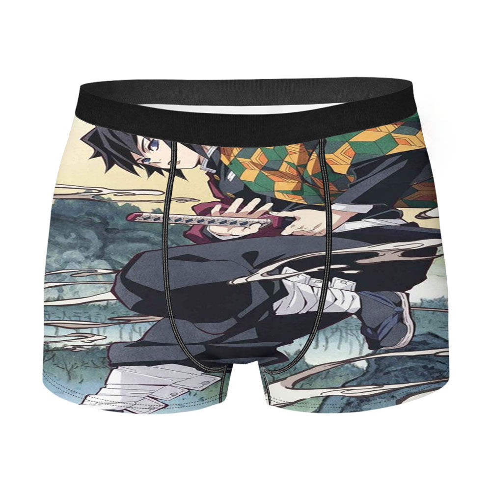 Giyu Tomioka Kimetsu No Yaiba Men'S Boxer Briefs