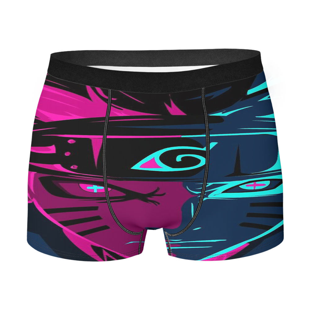 Glow In The Dark Uzumaki Naruto Men'S Boxer Briefs