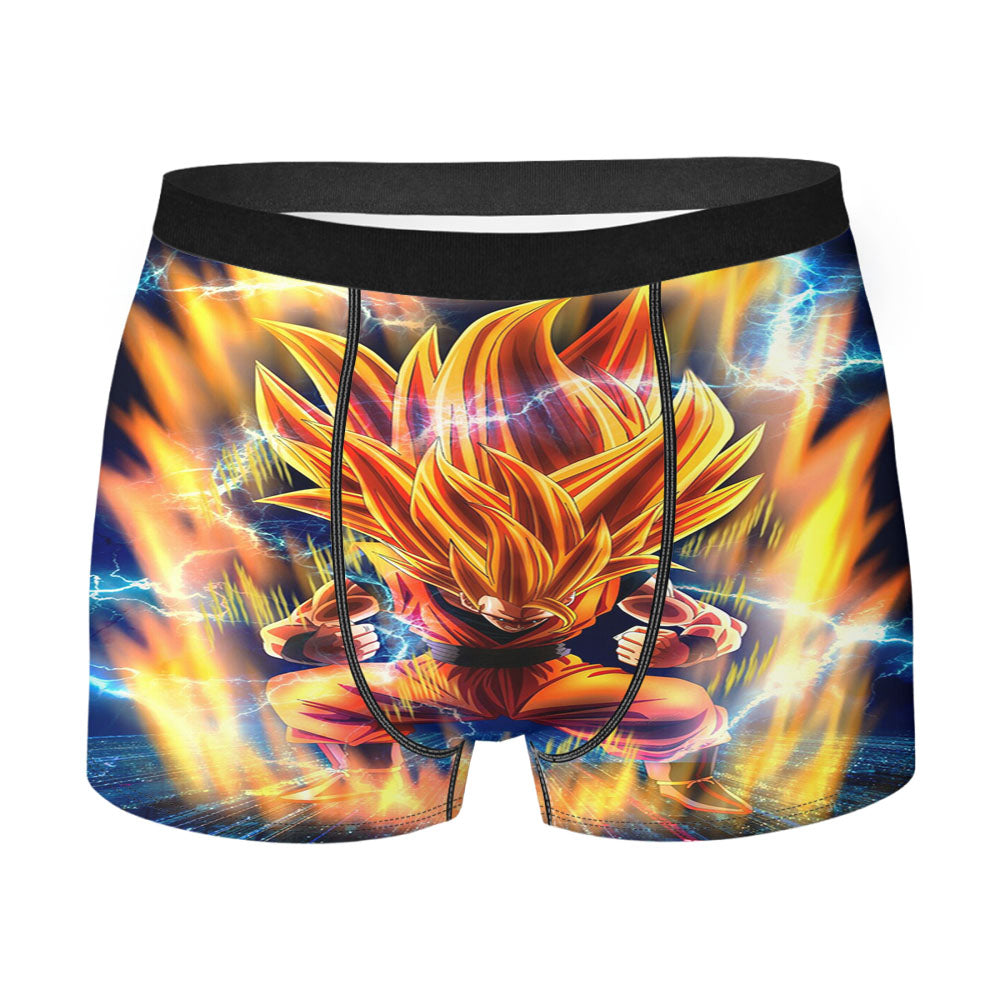Goku Super Saiyan Men'S Boxer Briefs
