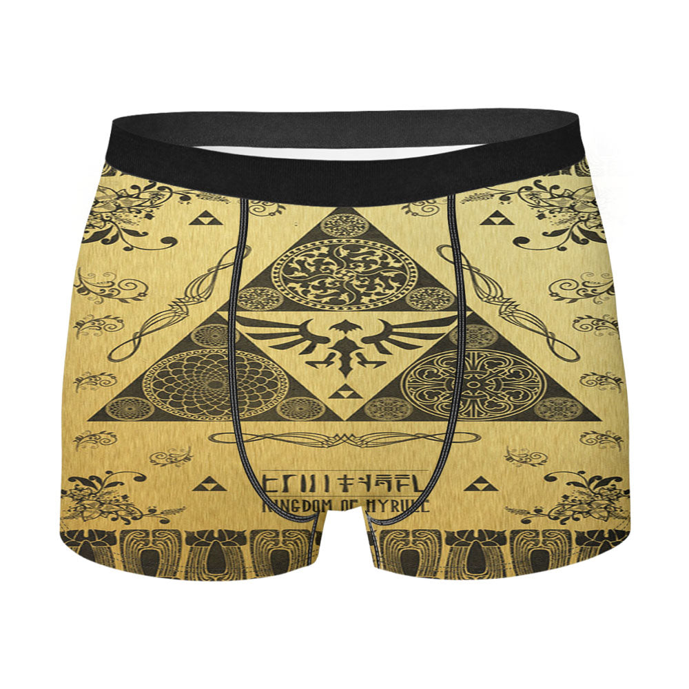 Gold The Legend Of Zelda Men'S Boxer Briefs