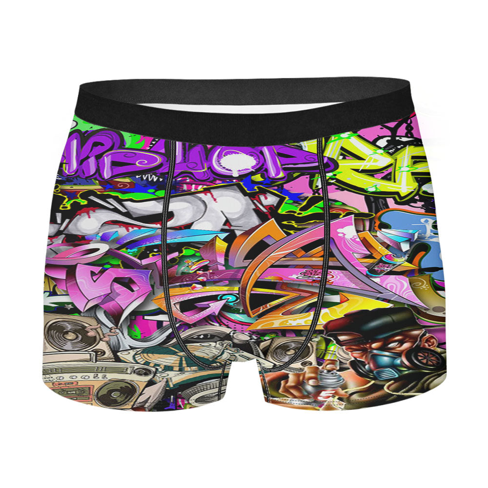 Graffiti Stickerbomb Men'S Boxer Briefs