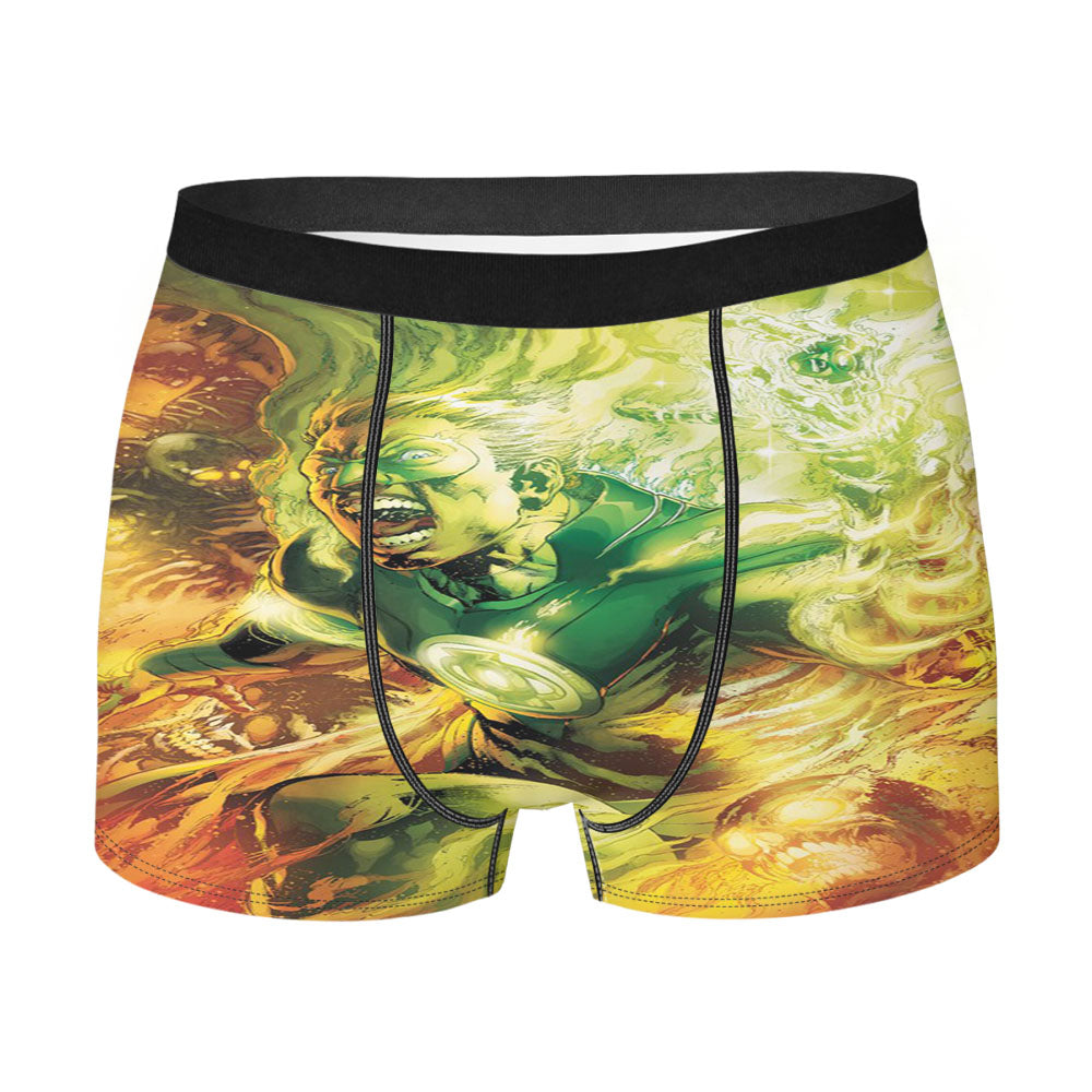 Green Lantern Fire Power Men'S Boxer Briefs