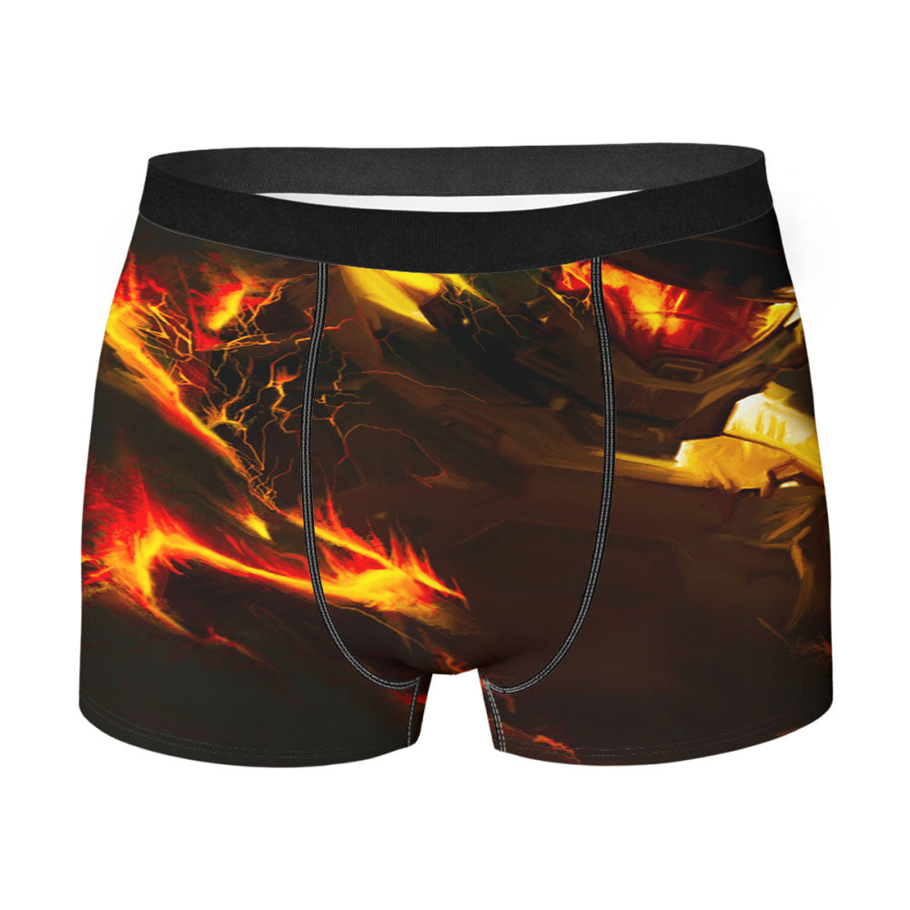 Halo In Flames Men'S Boxer Briefs
