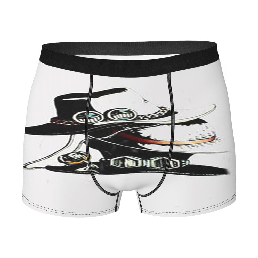 Hat Of Ace Sabo Luffy One Piece Men'S Boxer Briefs
