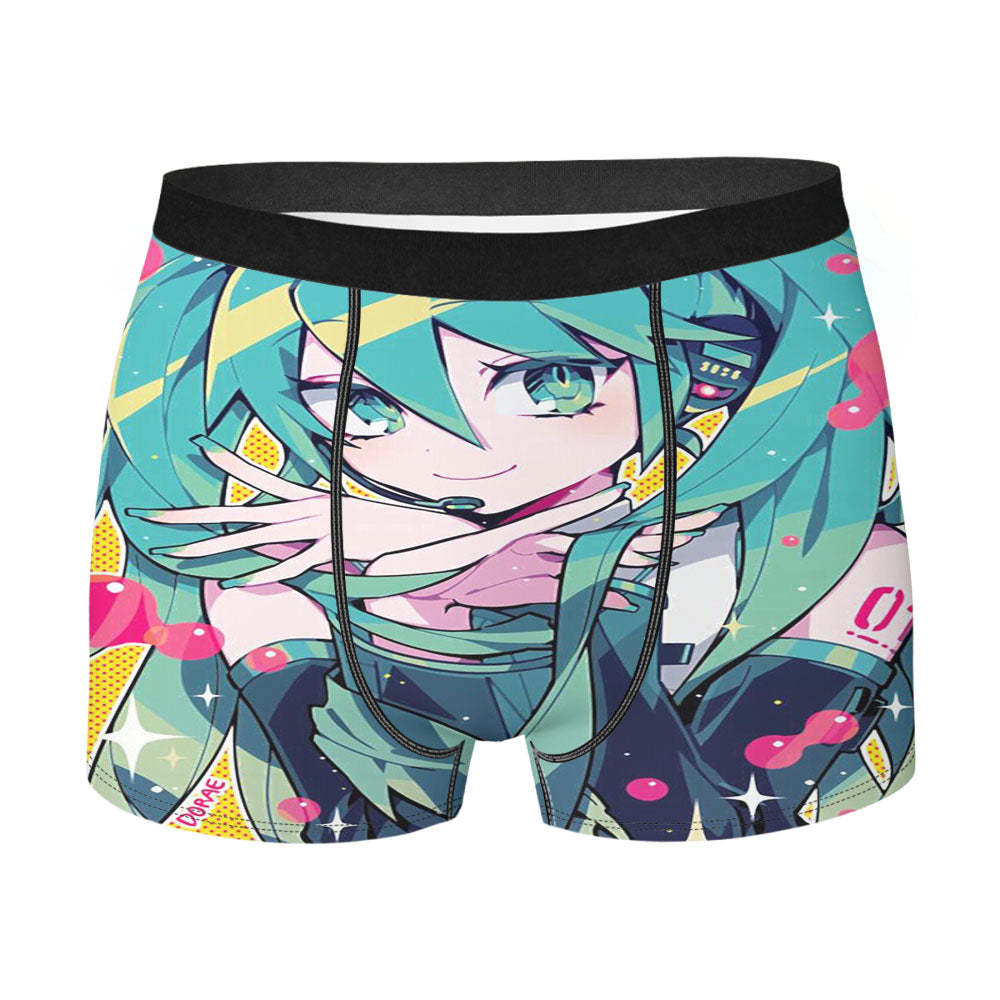 Hatsune Miku Pop Art Men'S Boxer Briefs