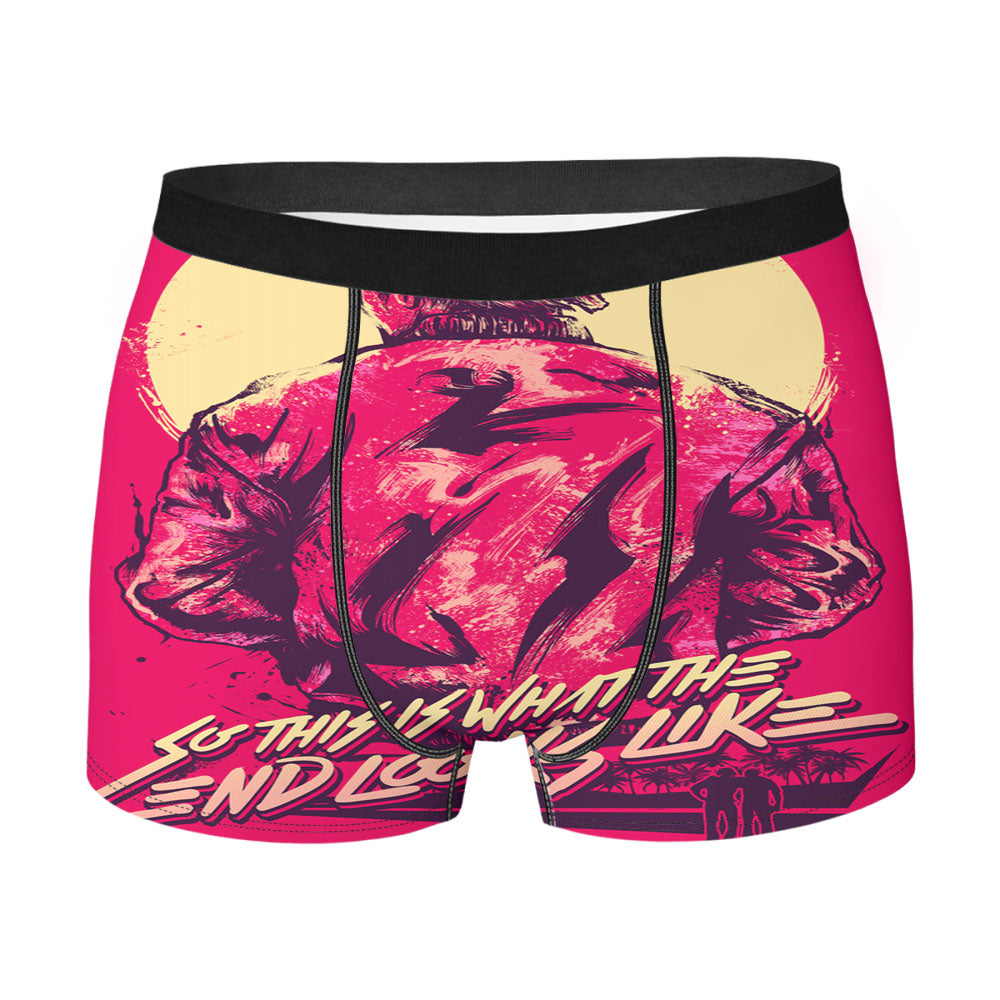 Hotline Miami Wrong Number Back Men'S Boxer Briefs