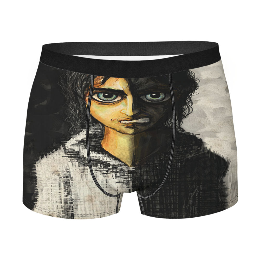 House Of Black And White Men'S Boxer Briefs