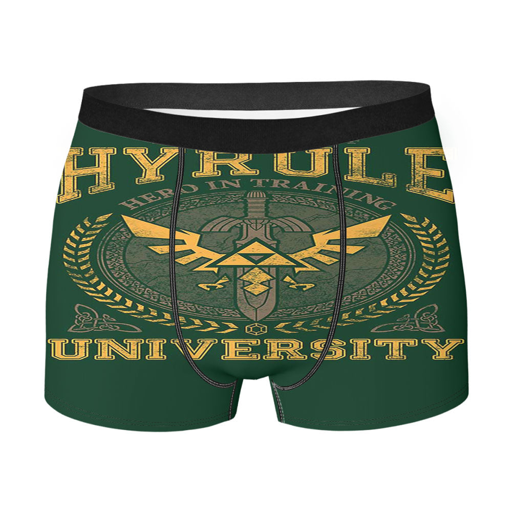 Hyrule University On Green Men'S Boxer Briefs
