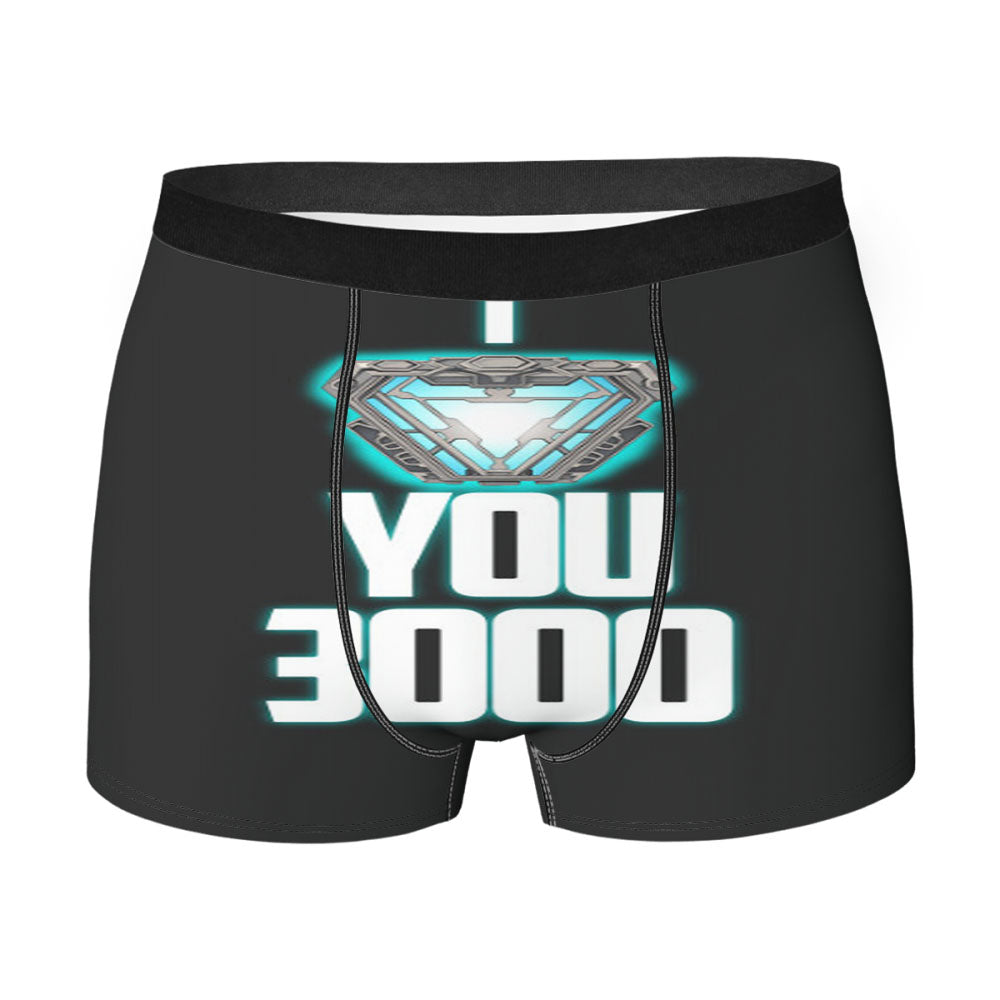I Love You 000 Iron Man Men'S Boxer Briefs