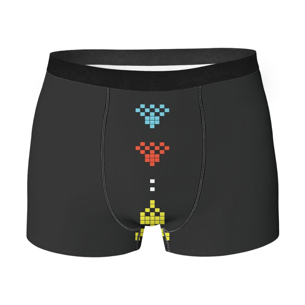 I'M Retro Space Impact Pilot Men'S Boxer Briefs