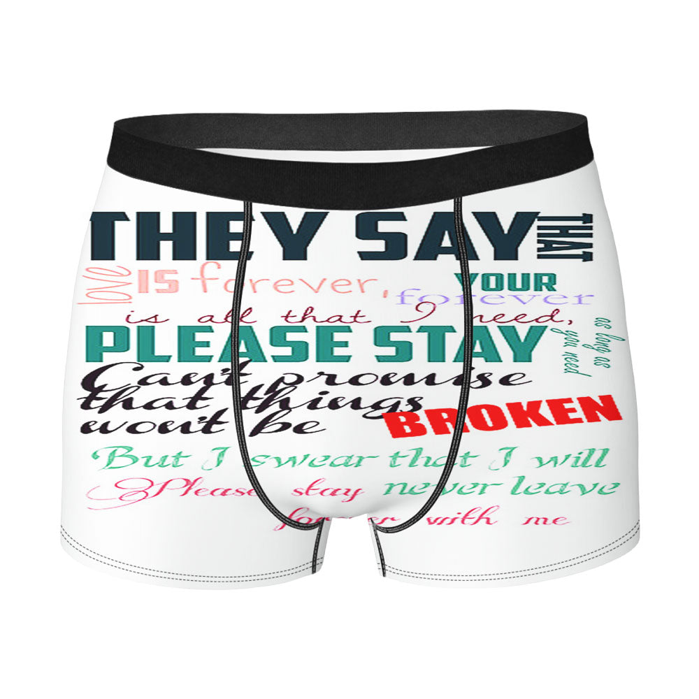If I'M James Dean, Then You'Re Audrey Hepburn Men'S Boxer Briefs