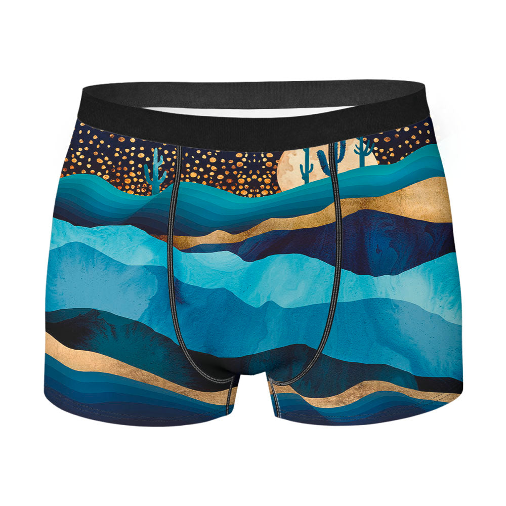 Indigo Desert Night Men'S Boxer Briefs