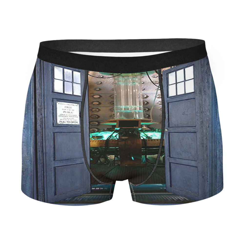 Inside Tardis Box Men'S Boxer Briefs
