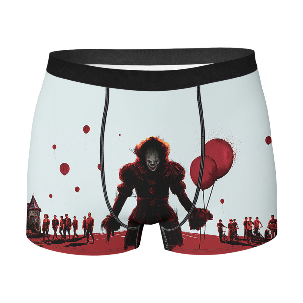 It Chapter Pennywise The Clown Red Balloon Movie Men'S Boxer Briefs