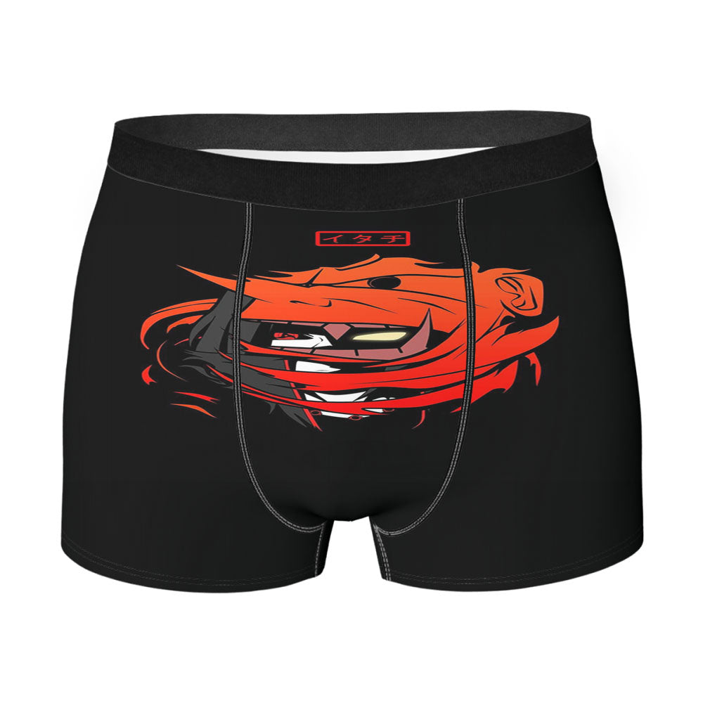 Itachi Mangekyou Sharingan Anime Men'S Boxer Briefs