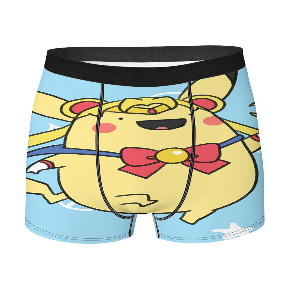 Pikachu Sailor Moon Men'S Boxer Briefs