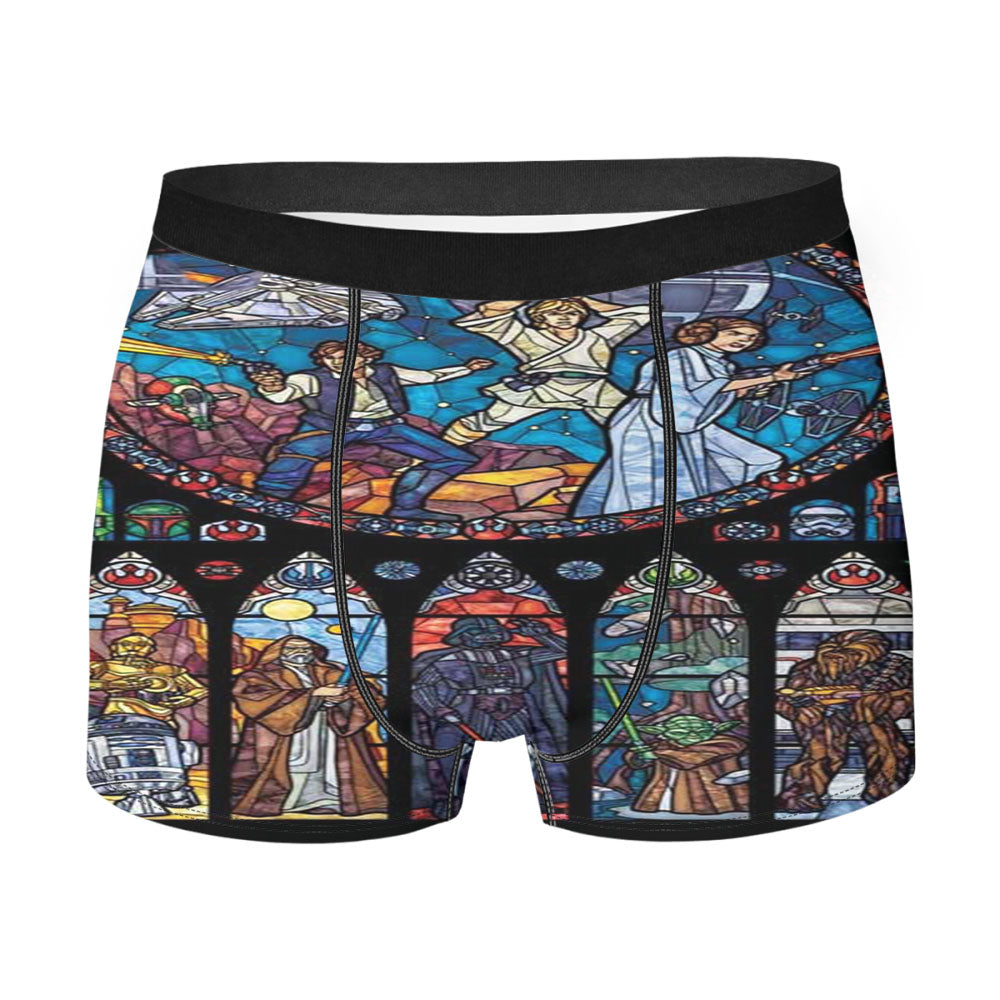 Star Wars Stained Glass Men'S Boxer Briefs