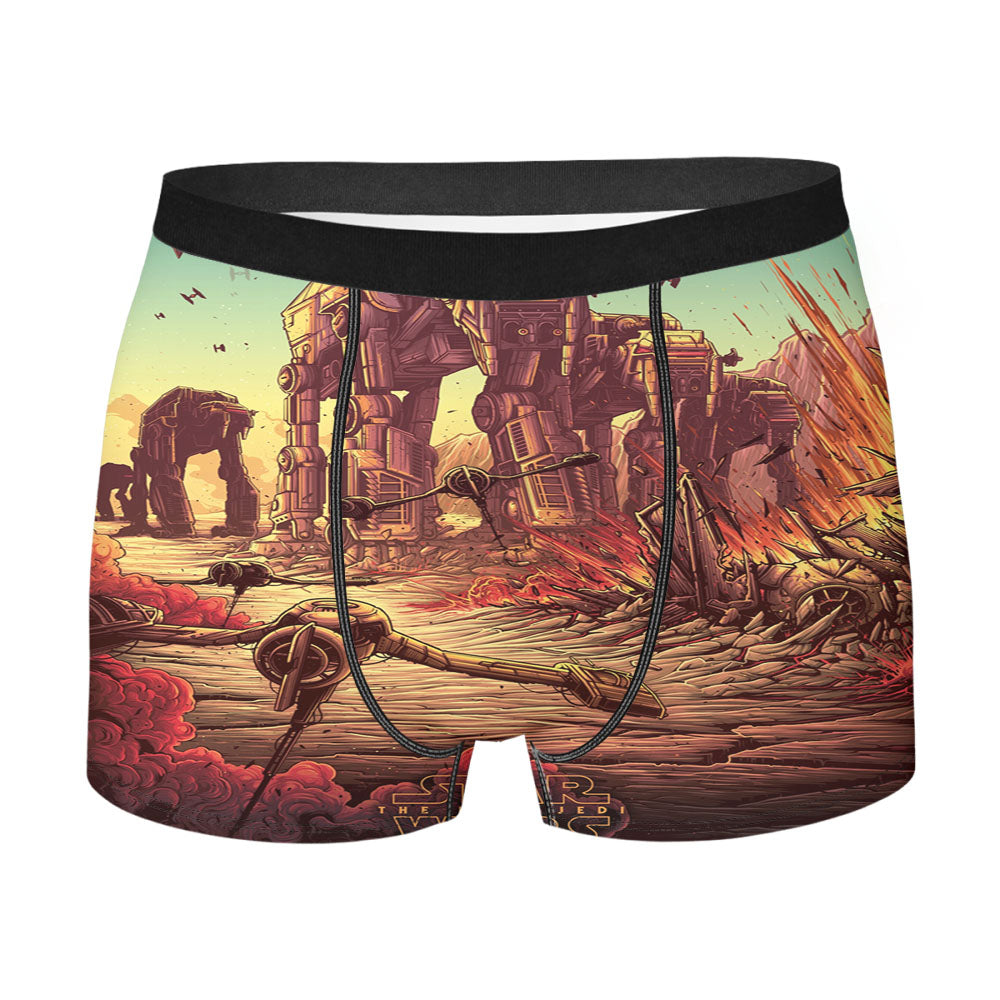Star Wars The Last Jedi The Battle Of Crait Men'S Boxer Briefs