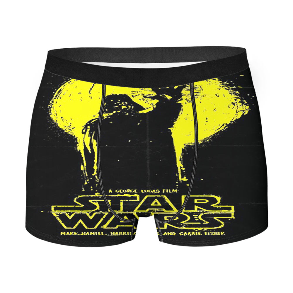 Star Wars Yellow Men'S Boxer Briefs