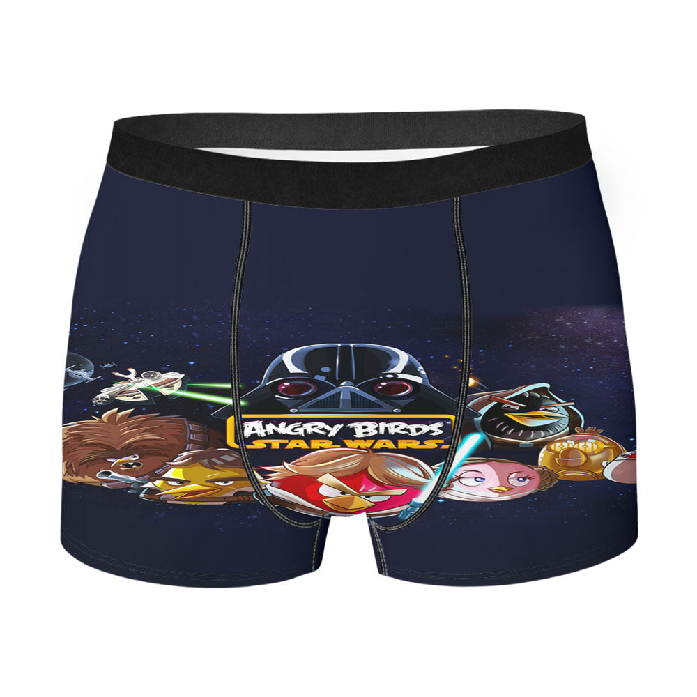 Start Wars Disney Angry Bird Men'S Boxer Briefs