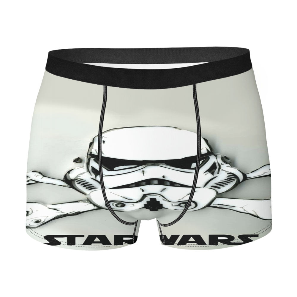 Start Wars Disney Face Skull Men'S Boxer Briefs