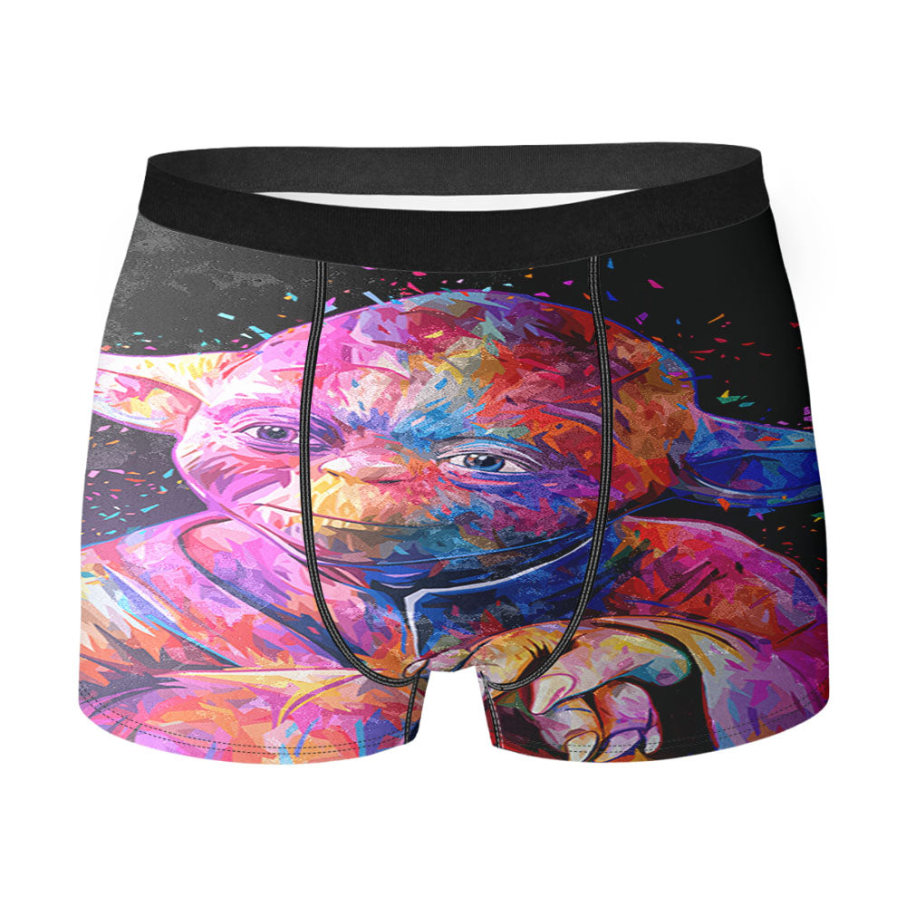 Yoda Star Wars Colorful Men'S Boxer Briefs